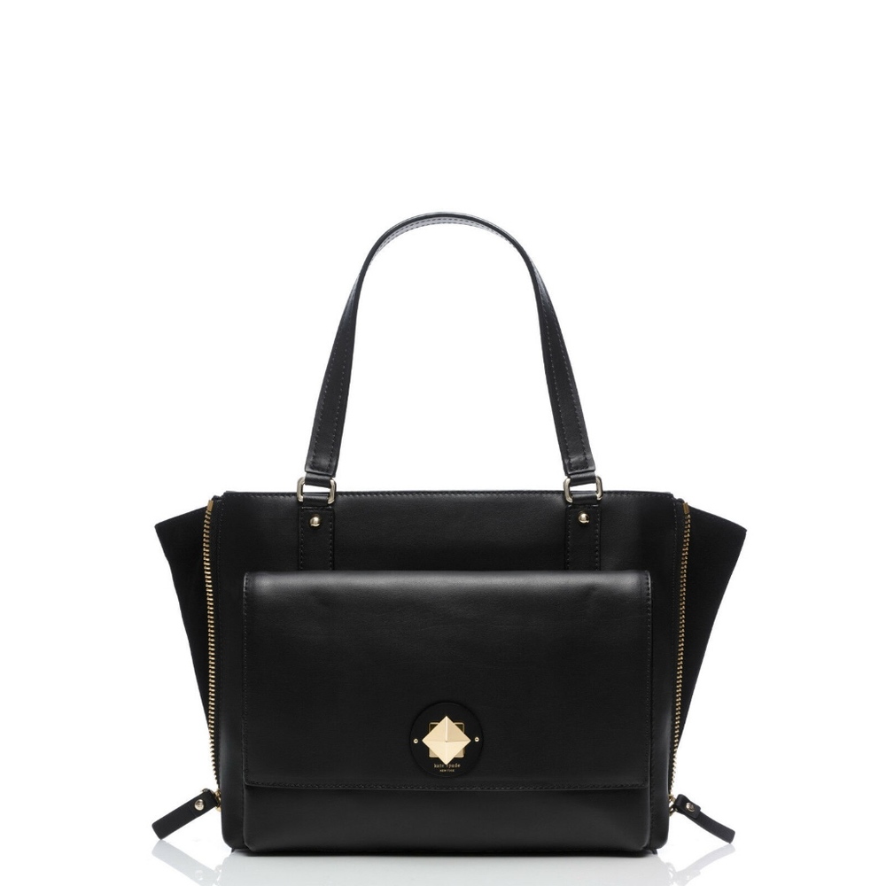 NWT - Kate Spade Varick St. Suede Austin Handbag